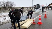 Konya‘da 2 tur otobüsü kaza yaptı: 1 ölü, 40’dan fazla yaralı