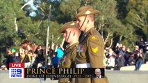 Prince Philip's death marked with 41-gun salute _ 9 News Australia