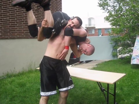 2-out-of-3 Tables Match - Swede Savard (c) VS Innovator - {CHW Backyard Championship}