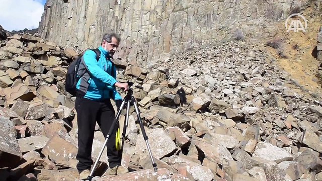 Karların erimesiyle canlanan Ekirek Şelalesi doğa ve fotoğraf tutkunlarını ağırlıyor