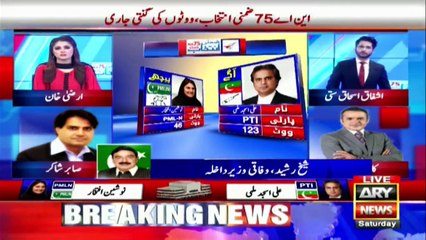 Exclusive Talk with Sheikh Rasheed after the first unofficial result of NA-75