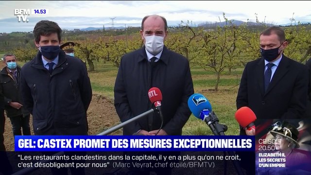 Gel: Jean Castex promet des enveloppes exceptionnelles pour aider les agriculteurs