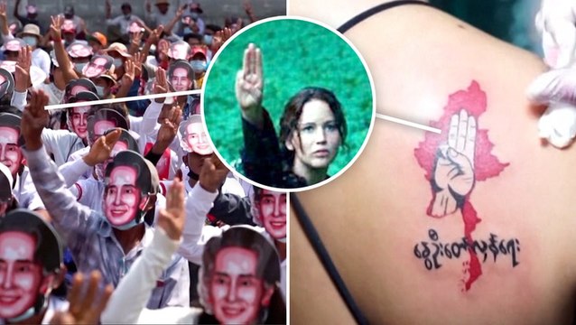 We decoded the symbols used to protest the military coup in Myanmar