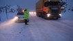 Antalya-Konya karayolunda kar sebebiyle durma noktasına gelen trafik normale döndü