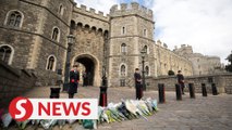 Flowers laid for Prince Philip at queen's Northern Ireland residence