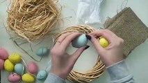 Diy Easter Decorations | Easter Wreath & Macrame Bunny Ears | Quick And Easy Ideas
