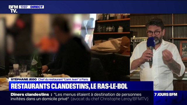 Ces gens-là ne sont pas de la profession, c'est juste des clowns : le coup de gueule du chef de cuisine Stéphane Jego contre les restaurants clandestins