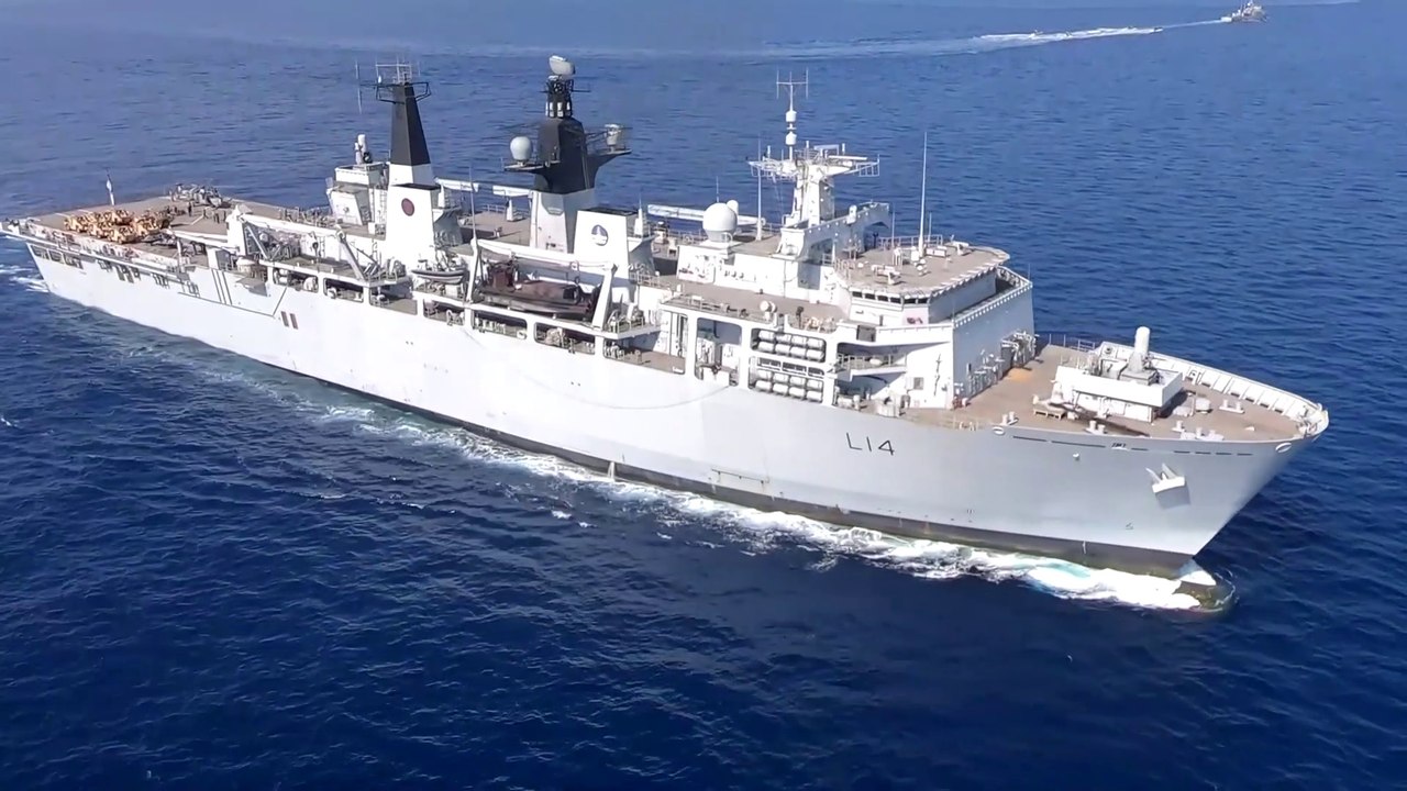 HMS Albion • Operation Sea Guardian • Mediterranean Sea