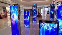 Light art installation in Shenzhen shopping mall