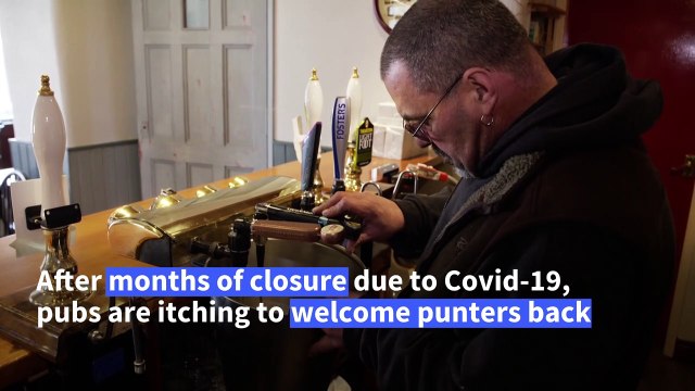 English pubs prepare for reopening of outdoor hospitality