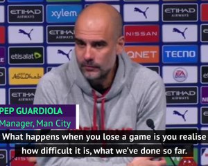 Download Video: Defeats necessary to realise progress made and feats achieved - Guardiola