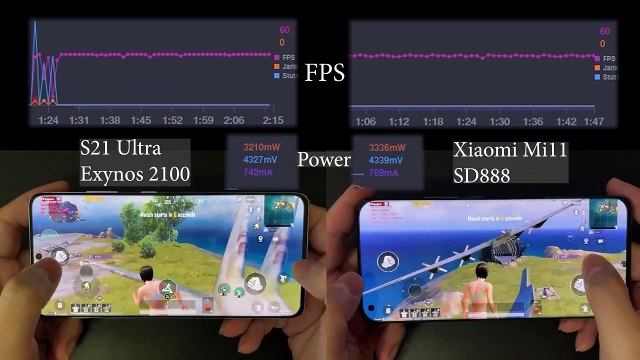 Exynos 2100 Vs Snapdragon 888 Pubg Mobile Gaming Test! A Comeback For The Exynos S21 Ultra!?