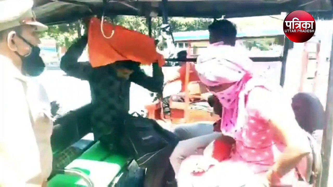 अजब गजब युवक ने नहीं पहना था माफ तो पुलिस ने बनियान उतरवाकर मास्क बनवाया