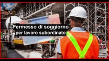 Il permesso di soggiorno per lavoro subordinato (2021)
