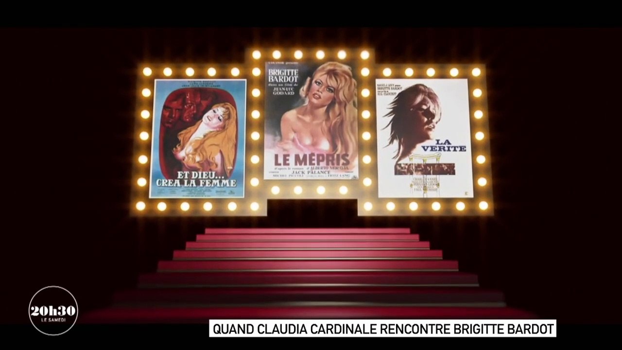 Brigitte Bardot et Claudia Cardinale confient des souvenirs de tournage du film "Les Pétroleuses" au magazine "20h30 le samedi"