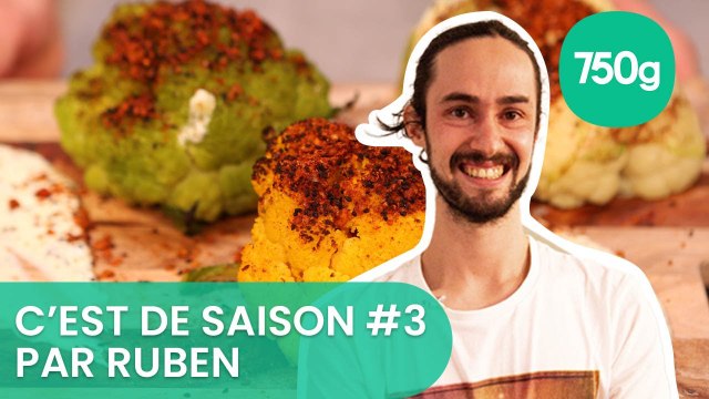 Recette du chou-fleur rôti au Dukkah maison, yaourt au lait de brebis par Ruben - 750g
