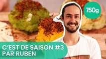 Recette du chou-fleur rôti au Dukkah maison, yaourt au lait de brebis par Ruben - 750g