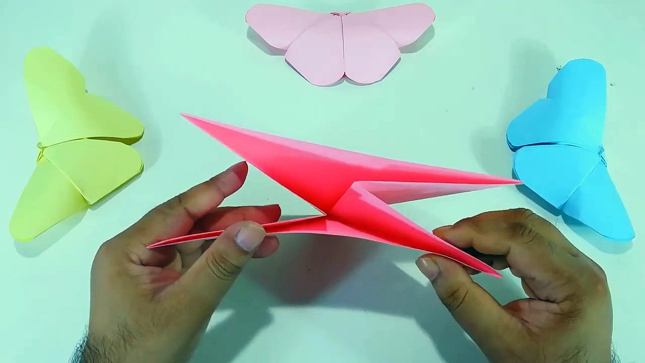 How To Fold An Origami Butterfly Out Of Paper Step By Step Easy Origami  Butterfly For Beginners - video Dailymotion
