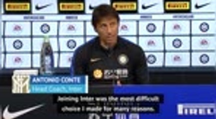 Joining Inter my biggest challenge - Conte