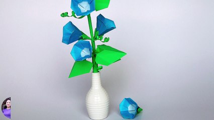  Origami Flower - Morning Glory • Khiên Ngưu Hoa • Gloire Du Matin (Katrin Shumakov)
