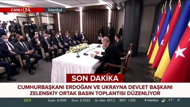 Erdoğan ve Zelenskiy'den önemli açıklamalar! Kırım'ın ilhakını tanımıyoruz