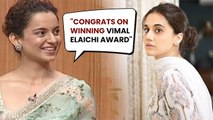Kangana Ranaut Trolls Taapsee Pannu For Winning Filmfare Award 2021