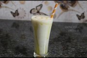 Banana Vanilla Milkshake | How To Make Banana Vanilla Milkshake At Home | Recipe # 9
