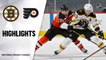 Bruins @ Flyers 4/10/21 | NHL Highlights