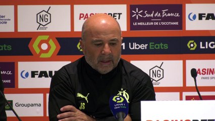 MHSC-OM : Sampaoli "les buts encaissés en début de mi-temps ont été déterminants"