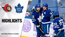 Senators @ Maple Leafs 4/10/21 | NHL Highlights