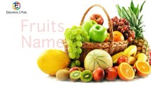 Fruits Name with pictures | fruits name | fruits name with spelling | fruits name in english and hin