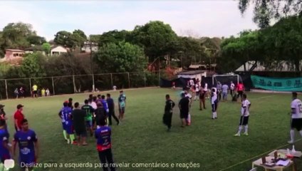 Vídeo flagra confusão em partida de futebol que terminou com homem baleado no Bairro Periolo