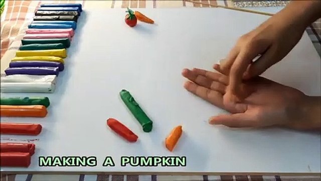 How To Make Vegetables With Playdough / Modelling Clay !! Diy Clay Ideas