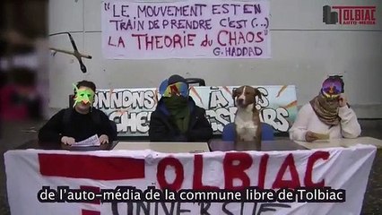 Fransız Üniversitesini işgal ettiler