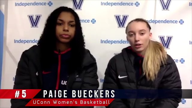 Uconn Women'S Basketball Postgame Press Conference (Villanova): Evina Westbrook And Paige Bueckers