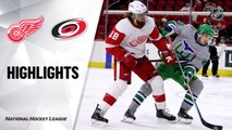 Red Wings @ Hurricanes 4/10/21 | NHL Highlights