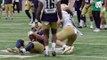 Notre Dame Football Spring Practice Highlights - Practice 7