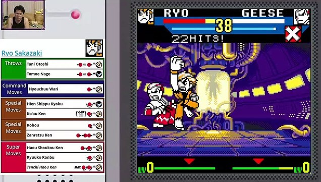 (NeoGeo Pocket Color) SNK vs. Capcom Match of the Millennium - 16 - Ryo Sakazaki - Lv Gamer pt2