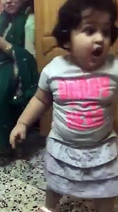 baby dance by a cute small girl in the world must watch.