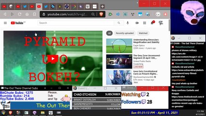 Corbell Leaks Navy footage of Pyramid UAPs - Breakdown by Paul ] - OT Chan Live-393-Pt2