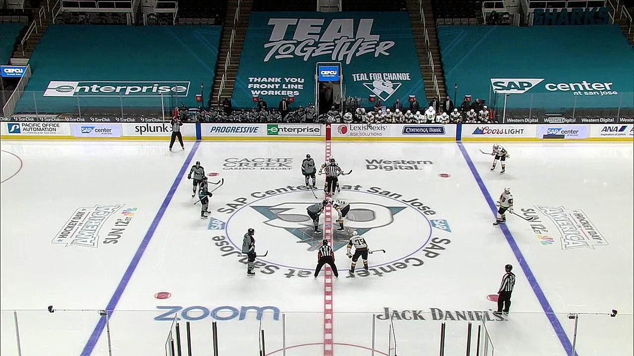 Nhl Fight - Golden Knights @ Sharks - Reaves Vs Gabriel - 05 03 2021