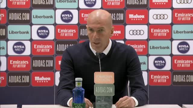Zidane: Hemos tenido muchas ocasiones de meter el tercero y el cuarto