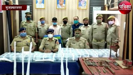 अवैध तमंचे बना रहे आरोपी को पुलिस किया गिरफ्तार