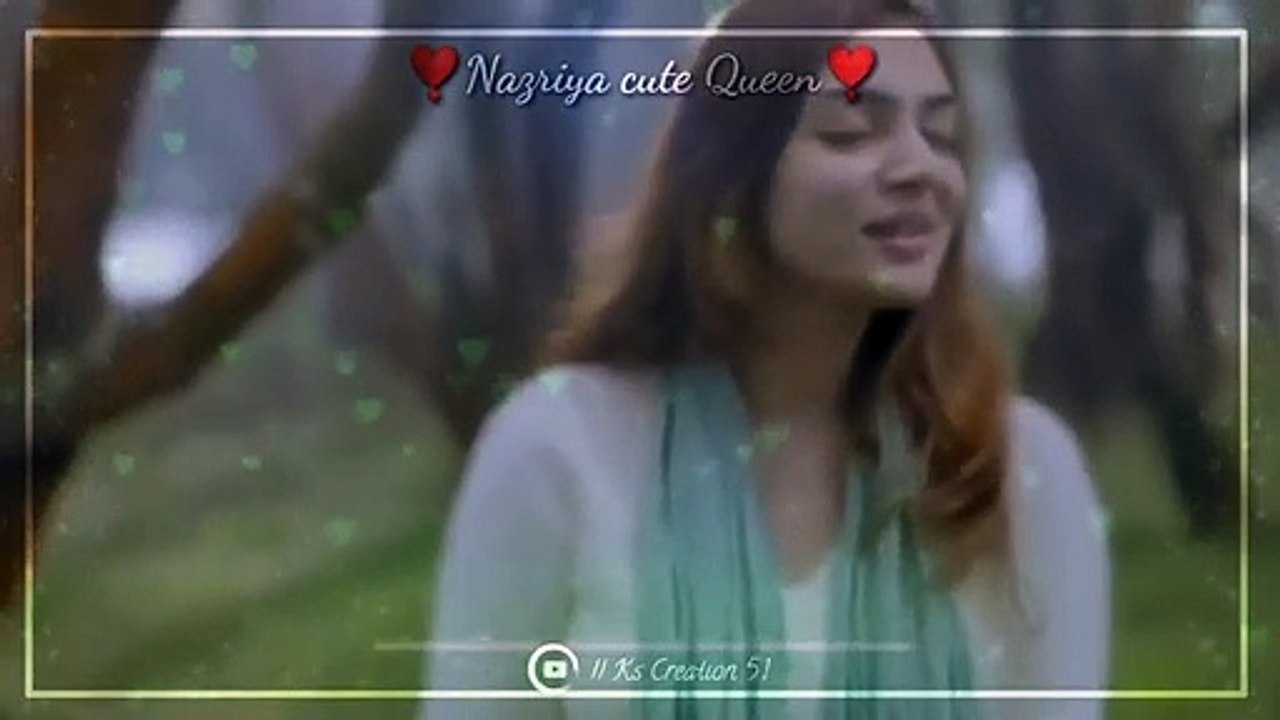 Nazriya Cute Expressions__Sutta Paal Pola Thegam Thandi Unakku Song Whatsapp Status