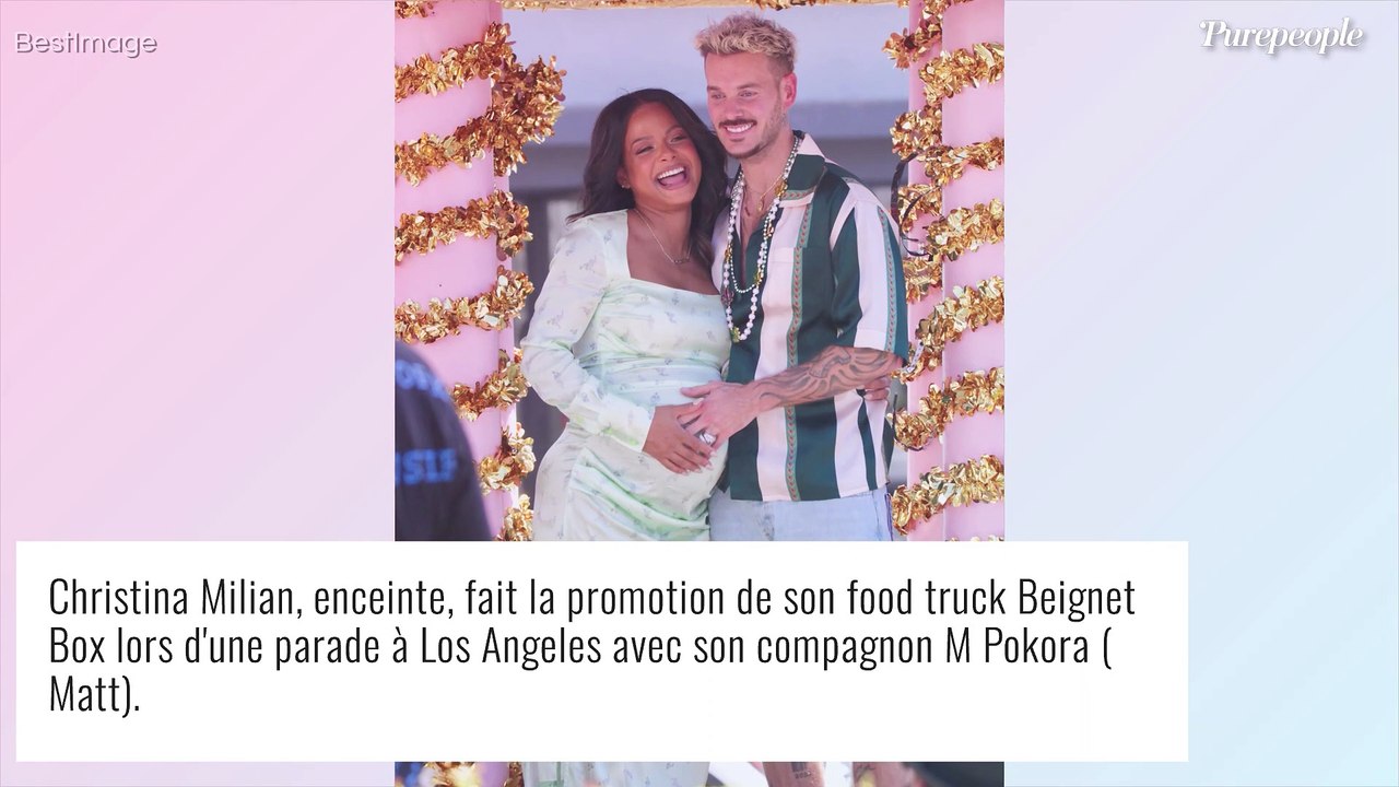 M. Pokora fier de Christina Milian : enceinte, elle joue les showgirls et parade à Los Angeles