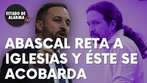 Santiago Abascal lanza este reto a Pablo Iglesias y el líder de Podemos se acobarda