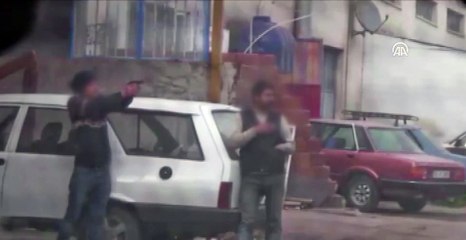 Hainlerin atış talimi yaptığı görüntüler ortaya çıktı