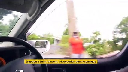 Saint-Vincent : évacuation de la population après l'éruption du volcan de la Soufrière