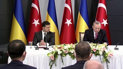 Erdoğan promete apoio à Ucrânia