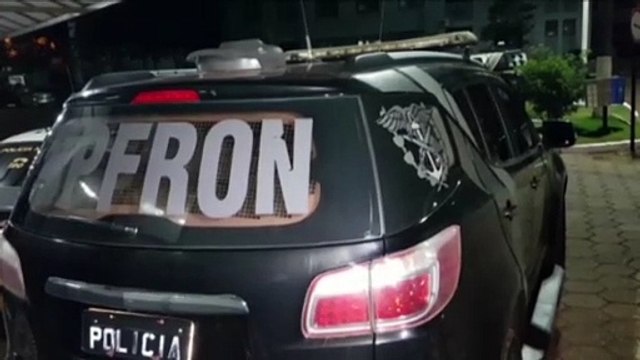 BPFron realiza apreensão de aparelhos eletrônicos na BR-277, no Trevo da Portal